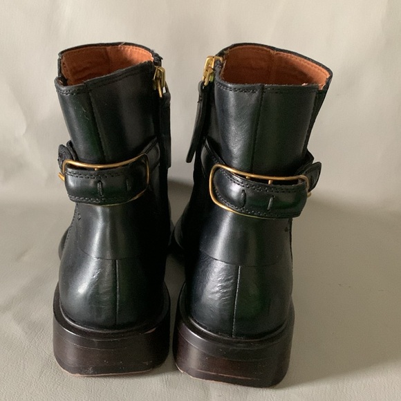 Franco Sarto Elese Ankle Bootie In Black Size 7M Preowned - Picture 3 of 12